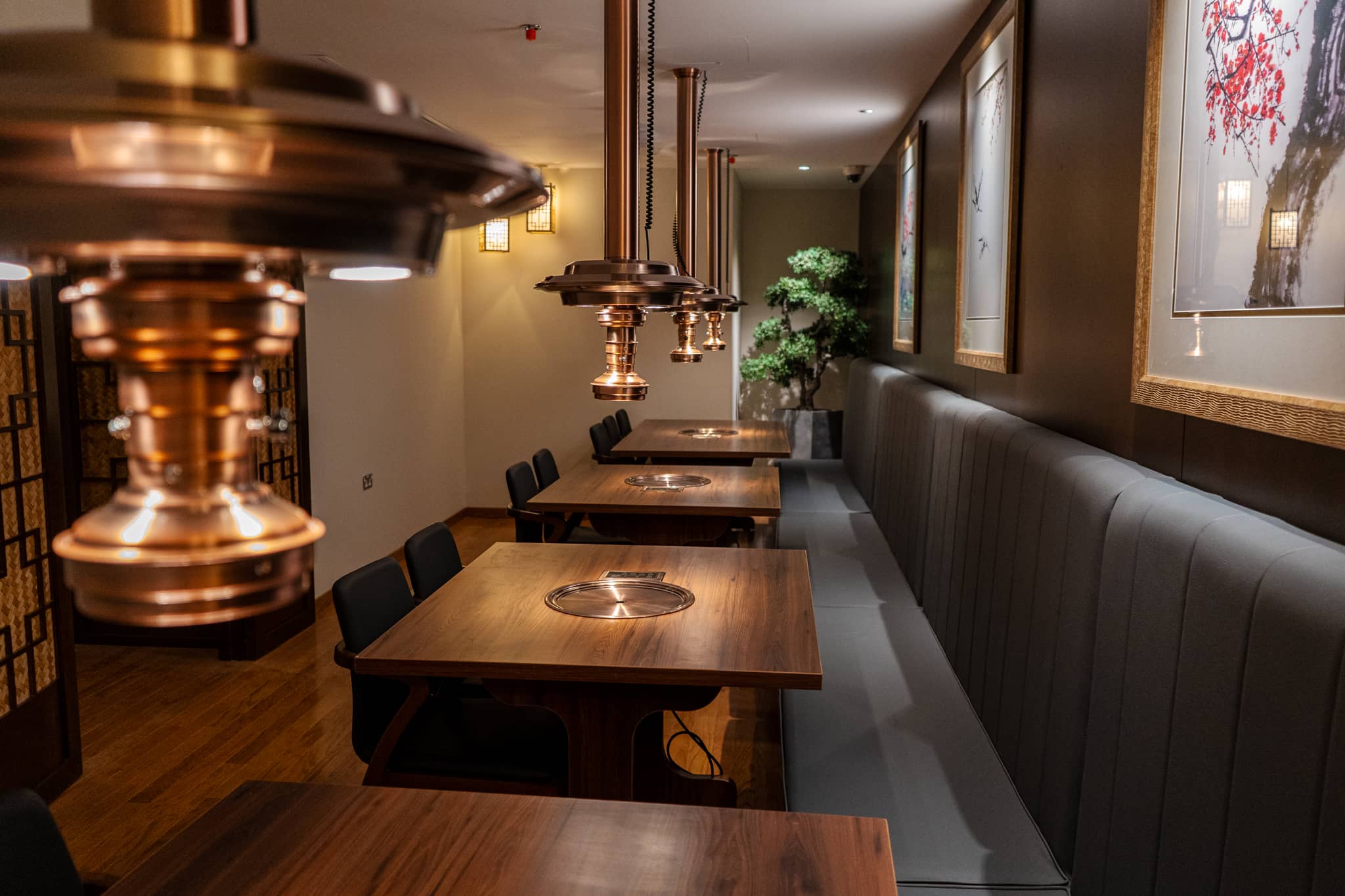 Yee Hwa interior with cherry-blossom canopy